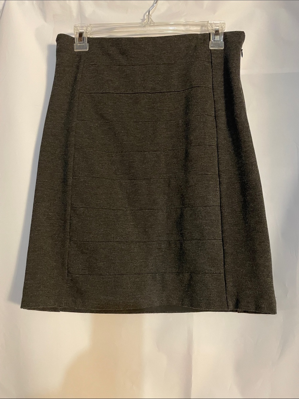 White House Black Market Classic Gray Women's A-Line Skirt, size 8